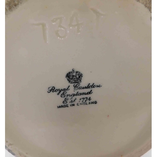 216 - Royal Cauldron - floral pottery vase