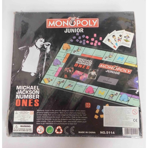 26 - 2012 - Michael Jackson Number Ones - sealed Junior Monopoly board game