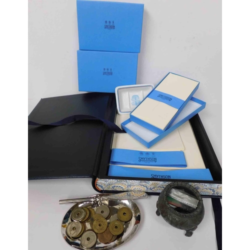 52 - Smythson writing set - envelopes & mixed items