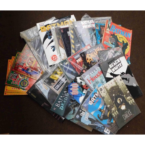 60 - Batman graphic novels & comics -  Yu-Gi-Oh & Buffy magazines