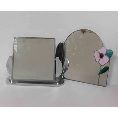 64 - Two - Vintage style mirrors