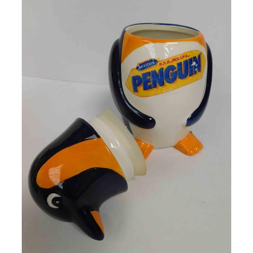 67 - Vintage McVities - Pick up a Penguin  cookie jar