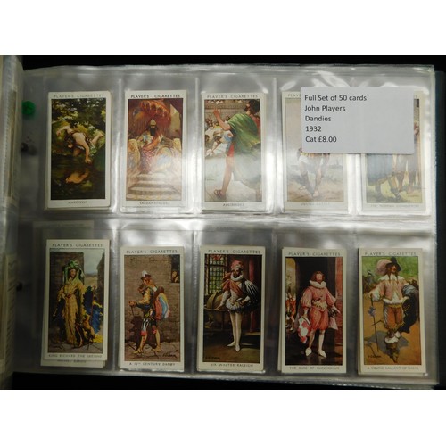 167 - Ten - Full sets of cigarette cards