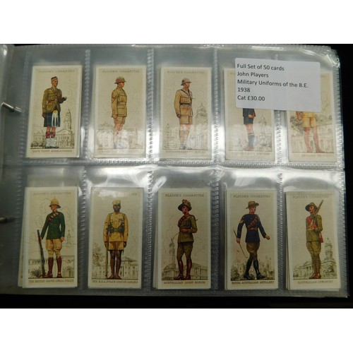 167 - Ten - Full sets of cigarette cards