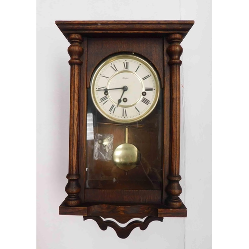 10 - Wall clock - with key w/o