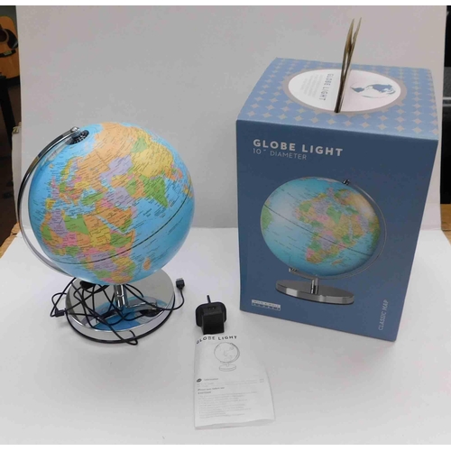 41 - Light up globe - approx 10