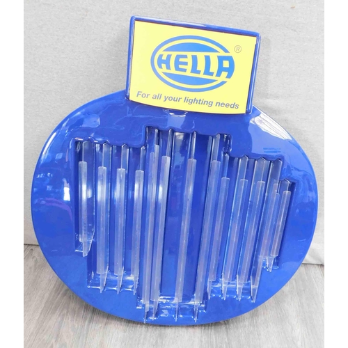 508 - Hella Perspex light bulb advertising rack