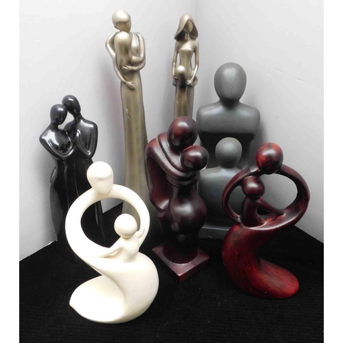 55 - Collection of figural groups