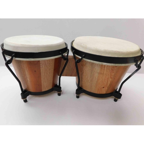 6 - Bongo type drums