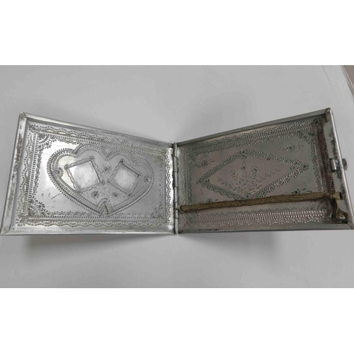 104 - 1940s - Middle Eastern aluminium cigarette case