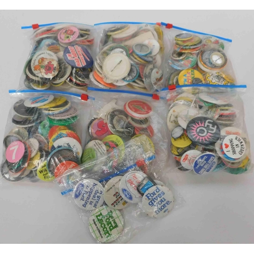184 - Collection of 1970s/80s - pin badges