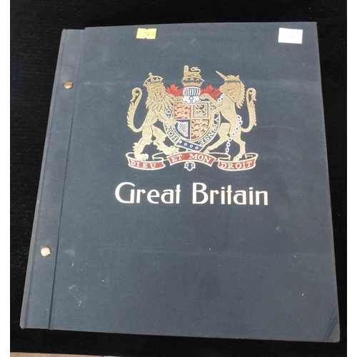 188 - Printed Great Britain - stamp album