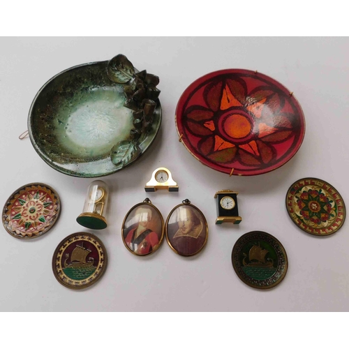 207 - Poole pottery plate & mixed ceramics