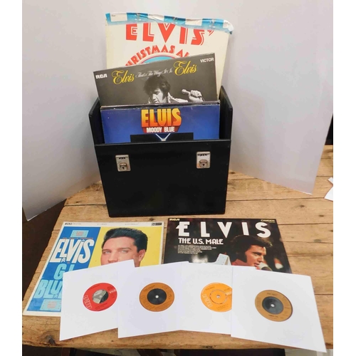 68 - Elvis LPs & singles