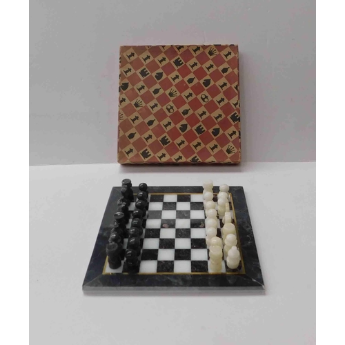 82 - Marble chess set - as new