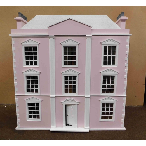 1 - Large dolls house with lighting & decorated - 'The Dolls House Emporium'- Montgomery Hall