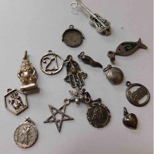 114a - Fifteen - 925 silver charms