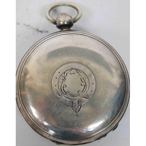 120 - Antique - sterling silver cased pocket watch - Waltham Mass movement