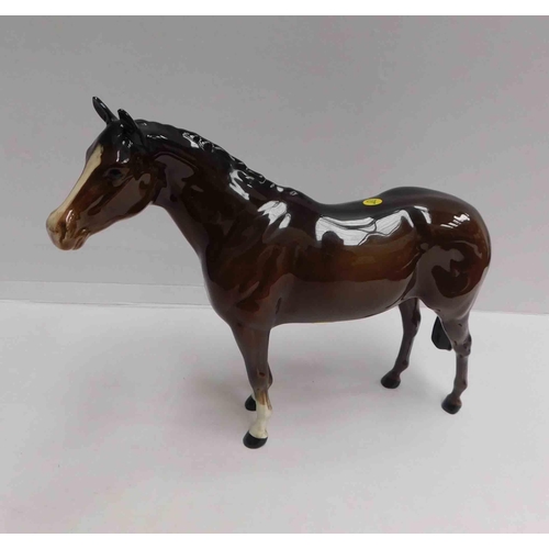 13 - Beswick thoroughbred Stallion - model No/1772 A Gredington  - no damage