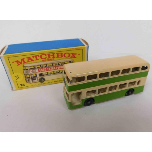 137 - Matchbox no.74 - Daimler bus - in original box