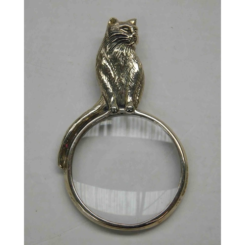 146 - Silver - cat eyeglass