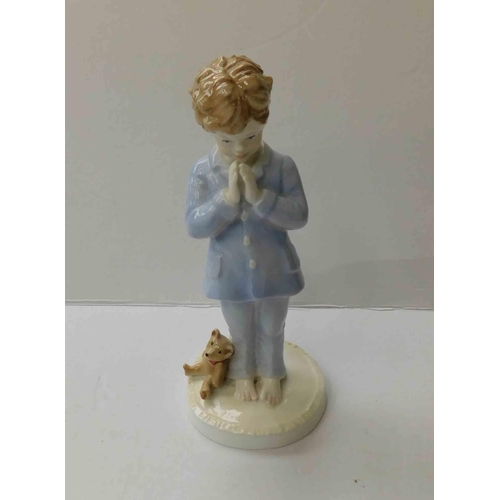 157a - Royal Worcester - Ltd edition of 2000  - I Pray -  a tribute to the NSPCC