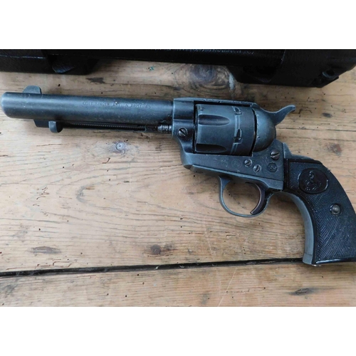 158 - Replica - Colt 45 single action shot, in case