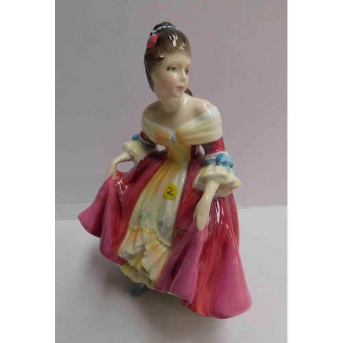 243 - Royal Doulton figure - Southern Belle HN2229 - no damage