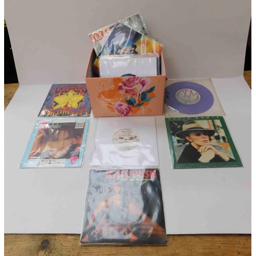 3 - Singles including - Kate Bush, David Bowie & The Sex Pistols...