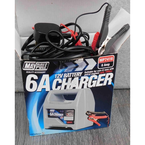 502 - 12v Battery 6A charger w/o...