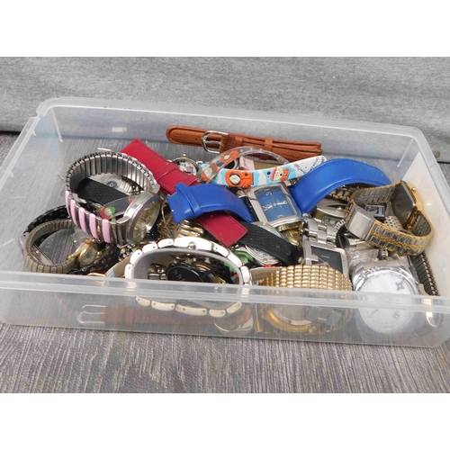 571 - Large selection of watches in box