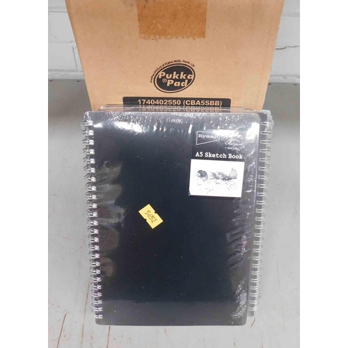 572 - 5 Packs of 5 A5 sketch books by Ryman