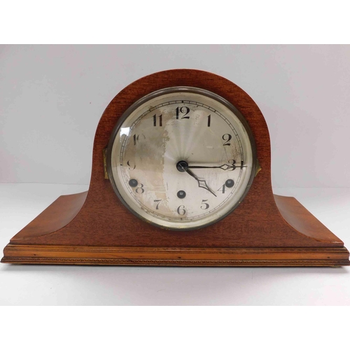 66 - Napoleon hat - mantle clock in W/O