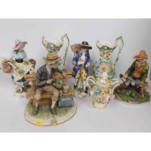 70 - Mixed ceramics - figures & groups