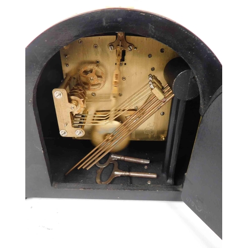 71 - Vintage - Bentima mantle clock including pendulum & keys