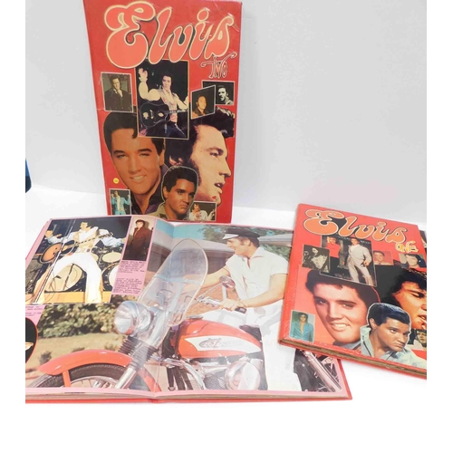 87 - 3x Elvis collectors scrapbooks