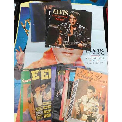 89 - Elvis magazines & posters