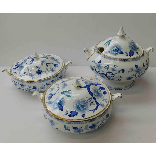 92 - Three - Royal Grafton 'Dynasty' pattern porcelain lidded tureens