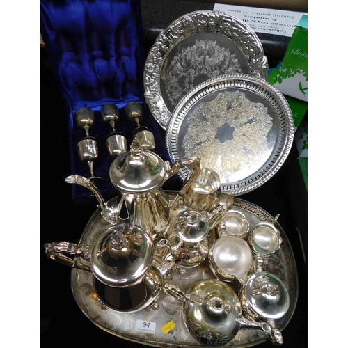 94 - Mixed - silver plated ware