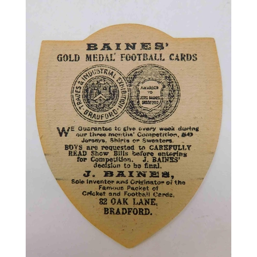 132 - Antique Bradford - Baines Rugby card