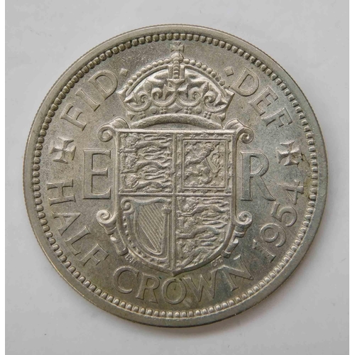 136 - 1954 - Half Crown coin