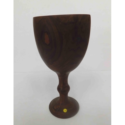 14 - Wooden chalice - approx. 10