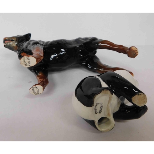 256 - Beswick - rottweiler & panda