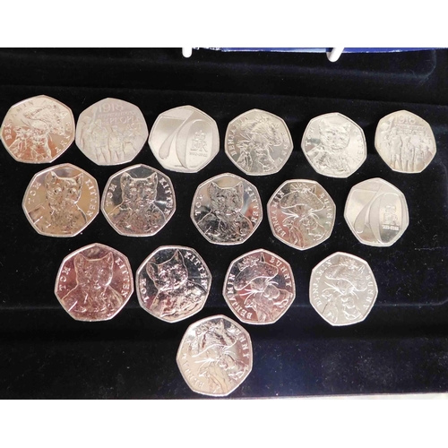 258 - Mixed - Fifty pence pieces