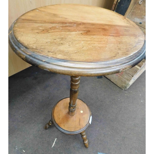 29 - Fruit wood wine table - approx. 23