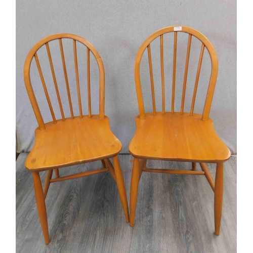 778 - Pair of spindle backed dining chairs