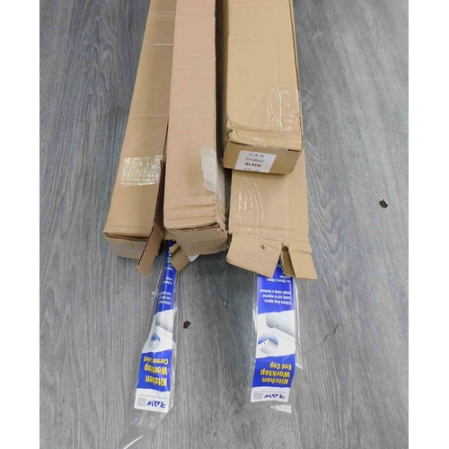 782 - 6x Boxes of kitchen worktop fittings inc end & corner joins