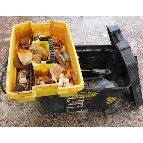 794 - Large toolbox on wheels with contents