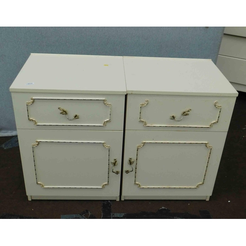 804 - Pair of bedside cabinets