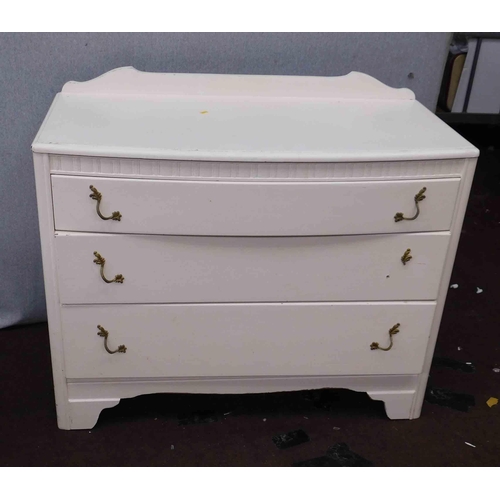 807 - 3 Drawer chest of drawers